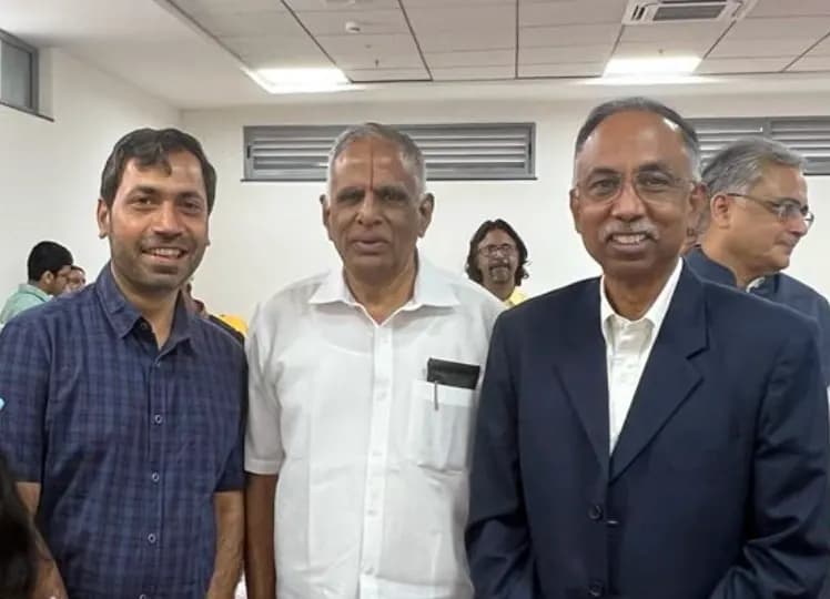 S.D. Shibulal, Co-Founder, Former CEO & MD – Infosys; Prof. S. Sadagopan, Former Director – IIITB Professor – IIT Kanpur & IIM Bangalore