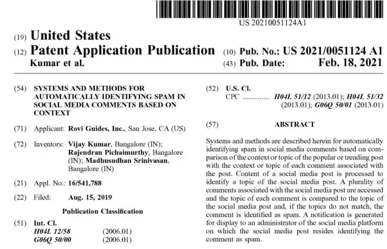 Front page of patent document 4 of 22
