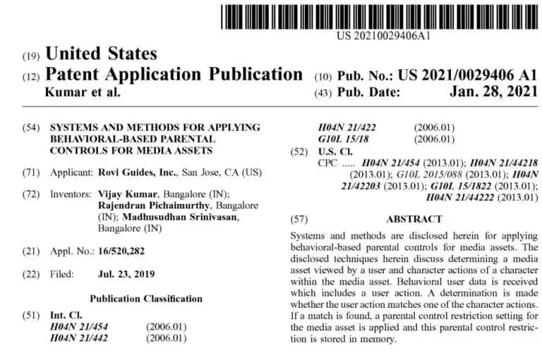 Front page of patent document 6 of 22