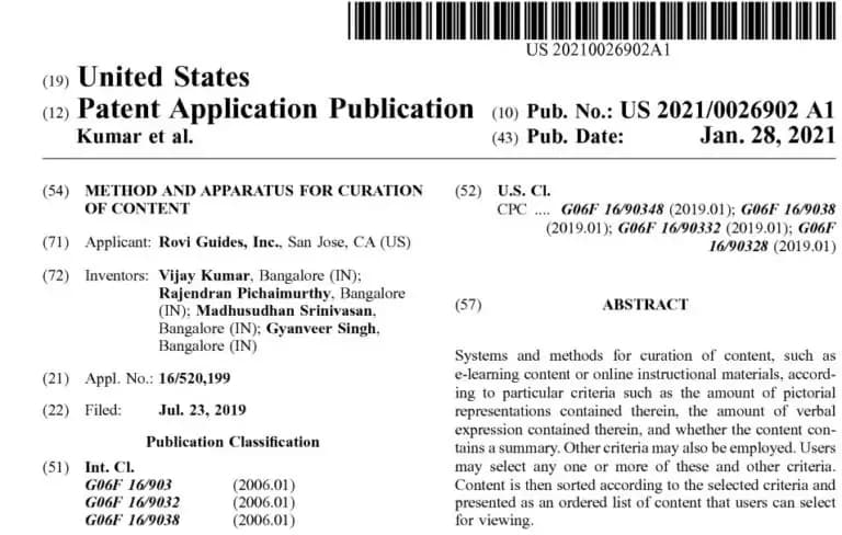 Front page of patent document 7 of 22