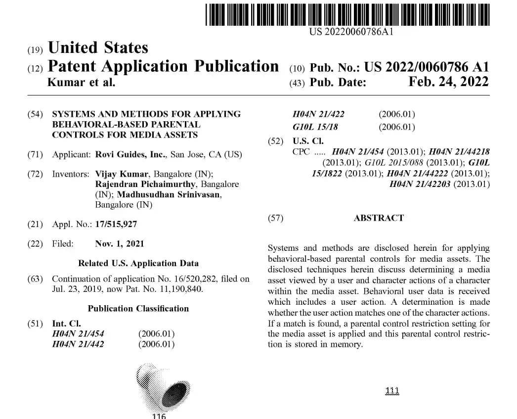 Front page of patent document 20 of 22